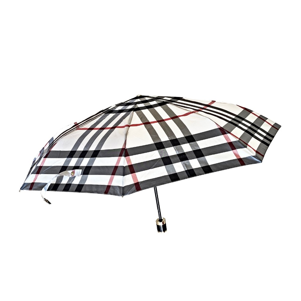 Burberry Trafalgar Check Folding Umbrella - Picture 5 of 8